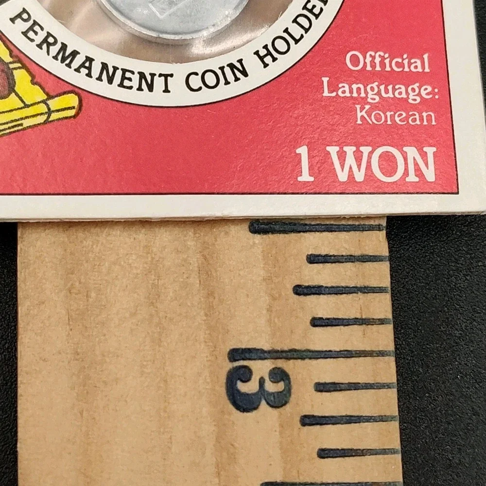 1969 Korea 1 Won Coin Super Sugar Crisp Cereal Great VTG New SEE BR1.1GA4014-16‎